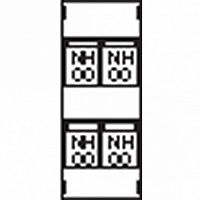 Пластрон для 4 NH00 1ряд/4 рейки |  код. AG 73 |  ABB